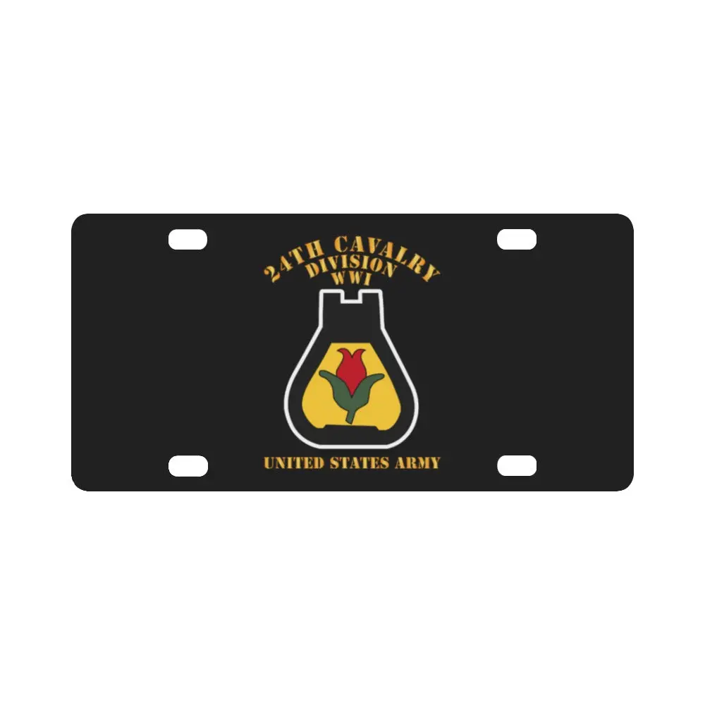 Army - Ssi - 21St Cavalry Division - Wwi - Us Army X 300 Classic License Plate 1