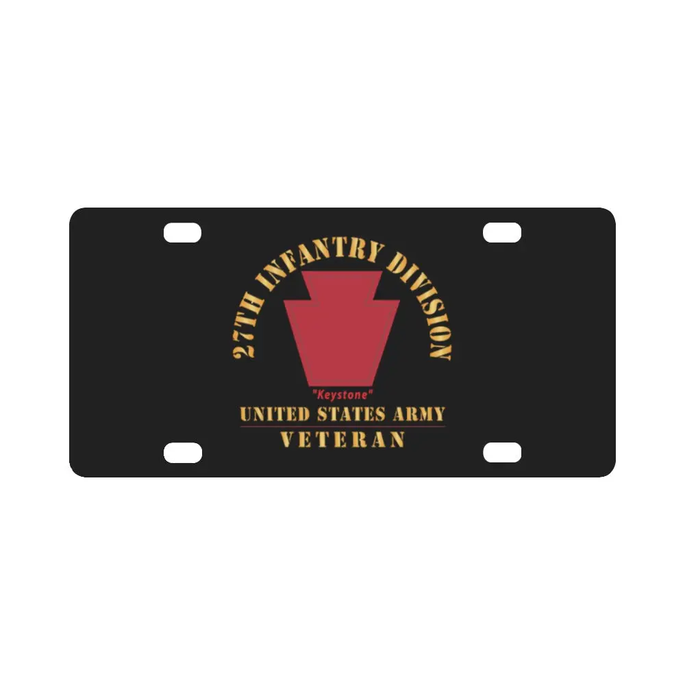 Army - Ssi - 28Th Infantry Division - Keystone - Us Army Veteran X 300 Classic License Plate 1