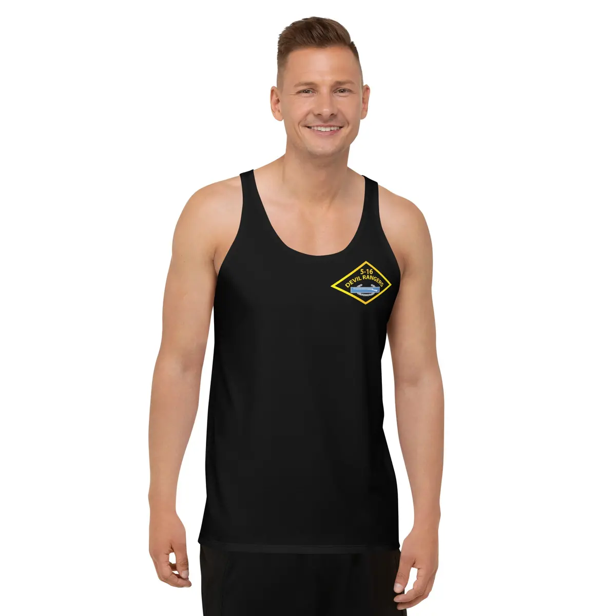 Unisex Tank Top - Army - 5Th Bn,16Th Infantry - Devil Rangers W Cib W Txt X 300 1