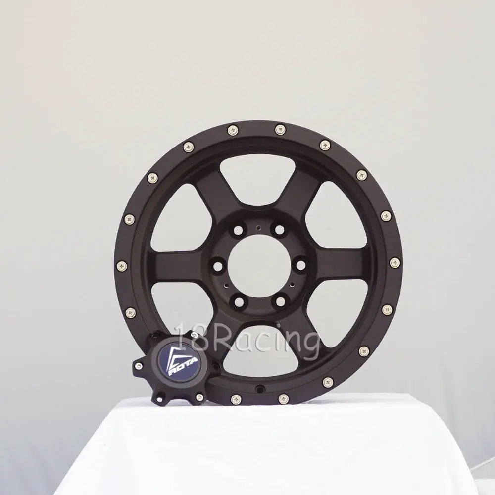 Rota Wheels  Atlas 1 17X8.5  6X139.7 04 106.1 Flat Black 1