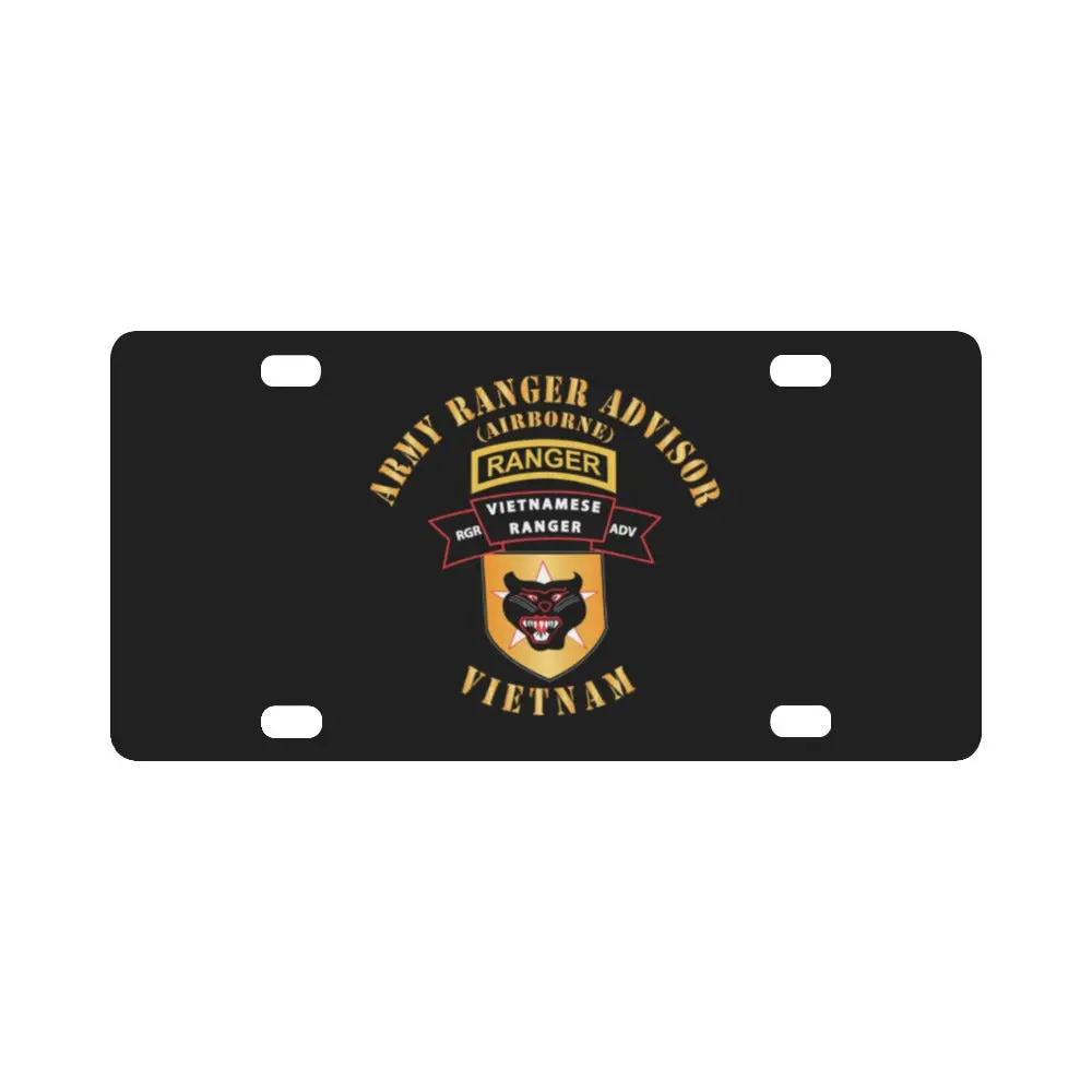 Army - Vietnamese Ranger Advisor X 300 Classic License Plate 1