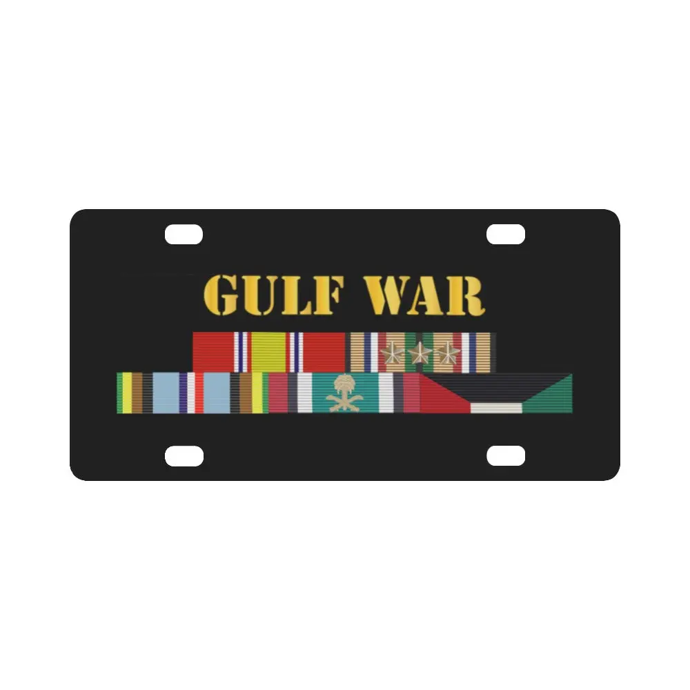 Army - Gulf War W Gulf Svc Classic License Plate 1