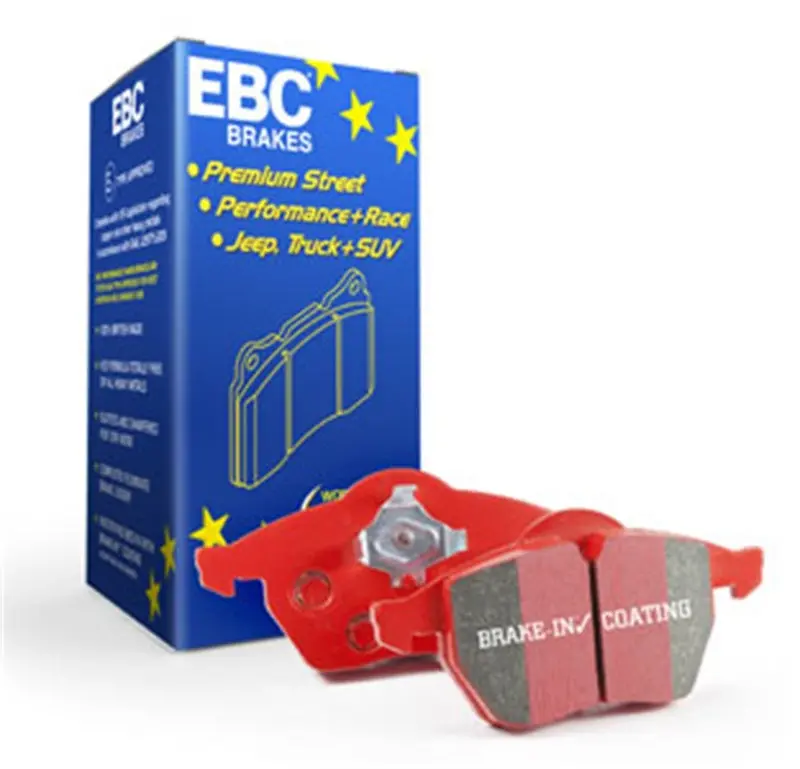 Ebc Redstuff High-Performance Front Brake Pads – Cast Iron Rotor Compatible For 2011+ Audi A8 Quattro 6.3L 1