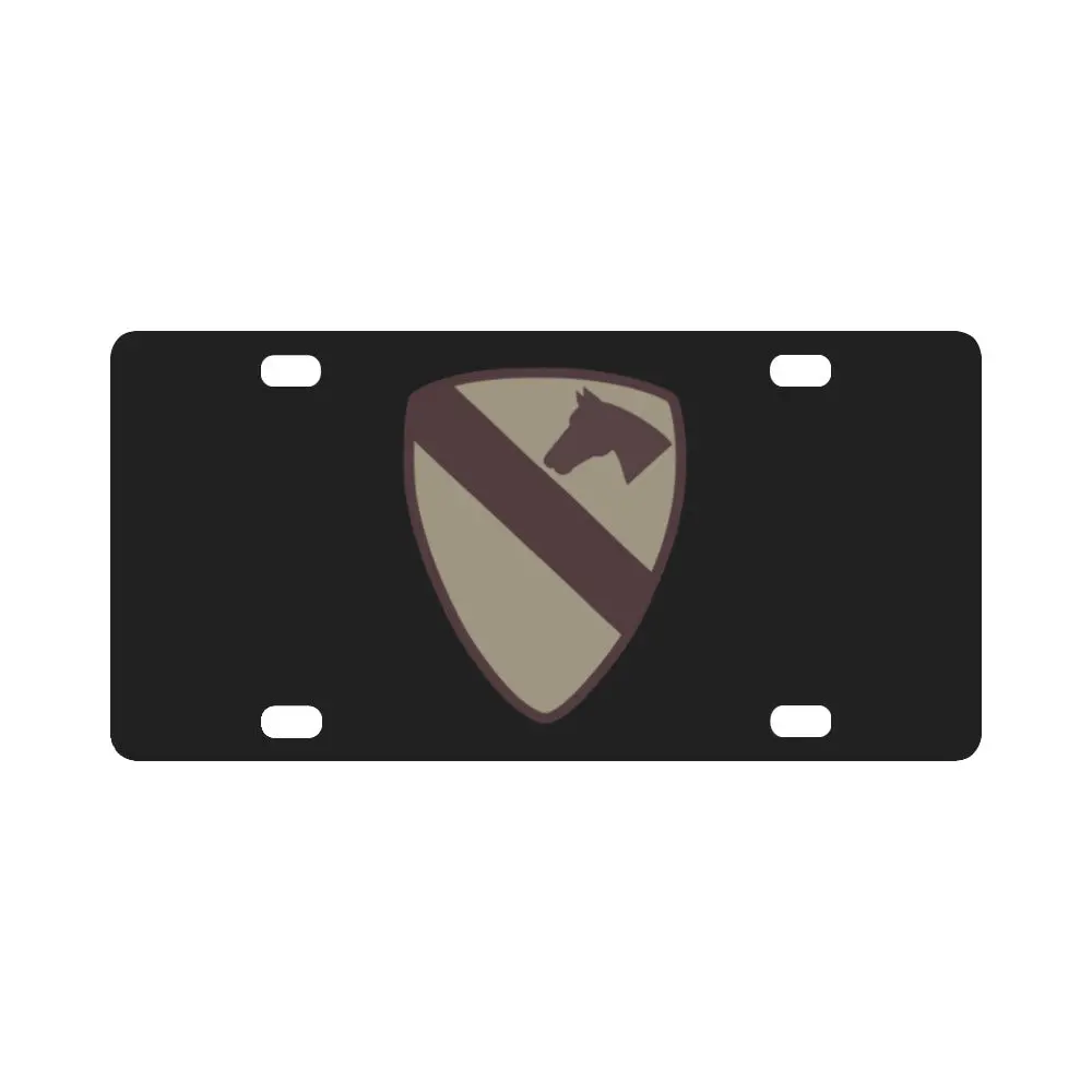 Ssi - 1St Cavalry Division - Subdued Desert X 300 Classic License Plate 1