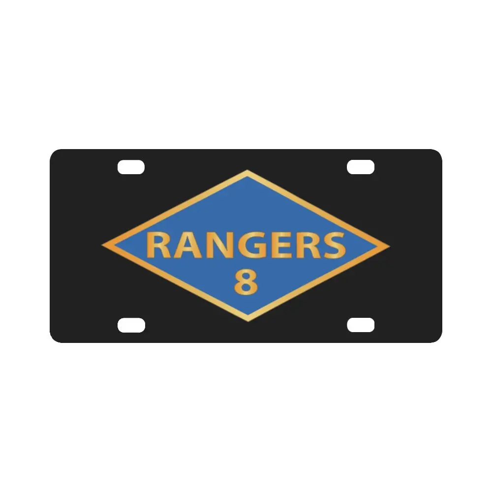 Ssi - 8Th Ranger Battalion - Ranger Diamond - Wwii X 300 Classic License Plate 1