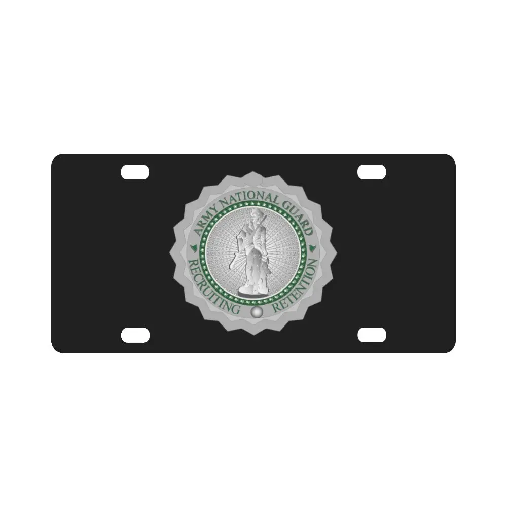 Badge - Army National Guard Retention - Recruiting Badge - Basic Wo Text X 300 Classic License Plate 1