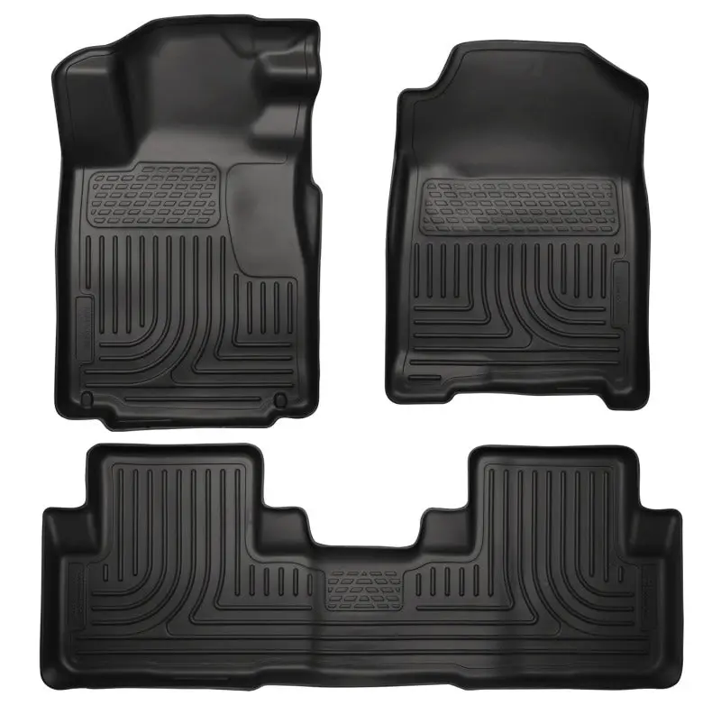Husky Liners Weatherbeater Floor Mat Kit – Black, Custom-Fit For 2004–2010 Chevrolet Cobalt 1