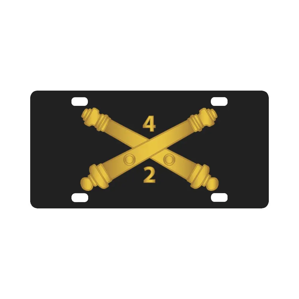 Army - 2Nd Bn 4Th Field Artillery Regt Wo Txt Classic License Plate 1
