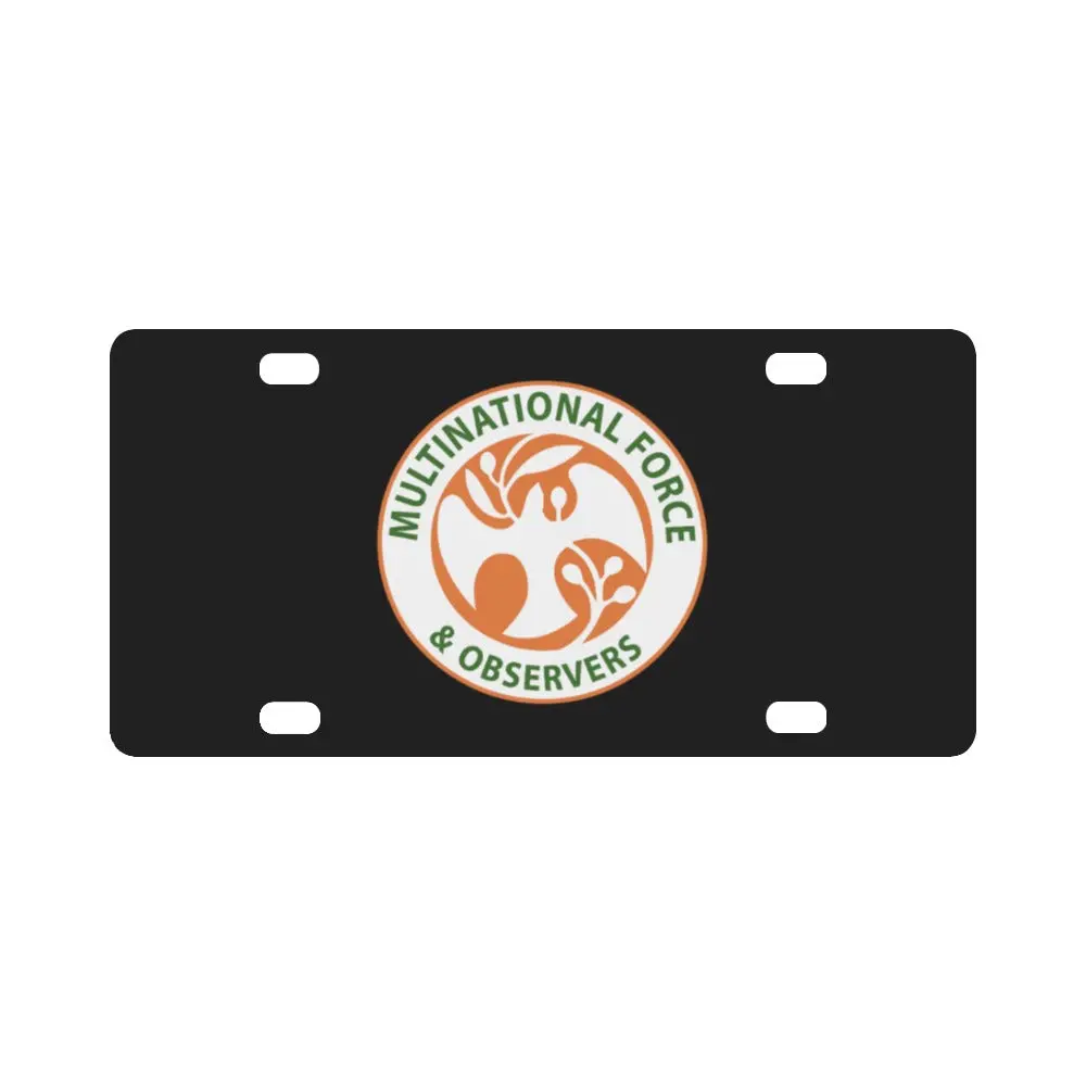 Multinational Force And Observers (Mfo) Insignia X 300 Classic License Plate 1