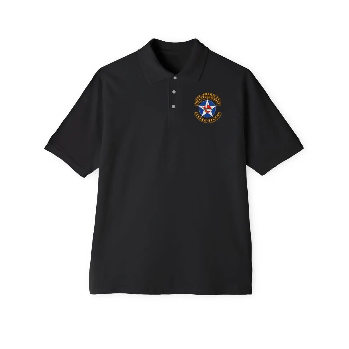 Men's Piqué Polo - Aac - 1St American Volunteer Group 2
