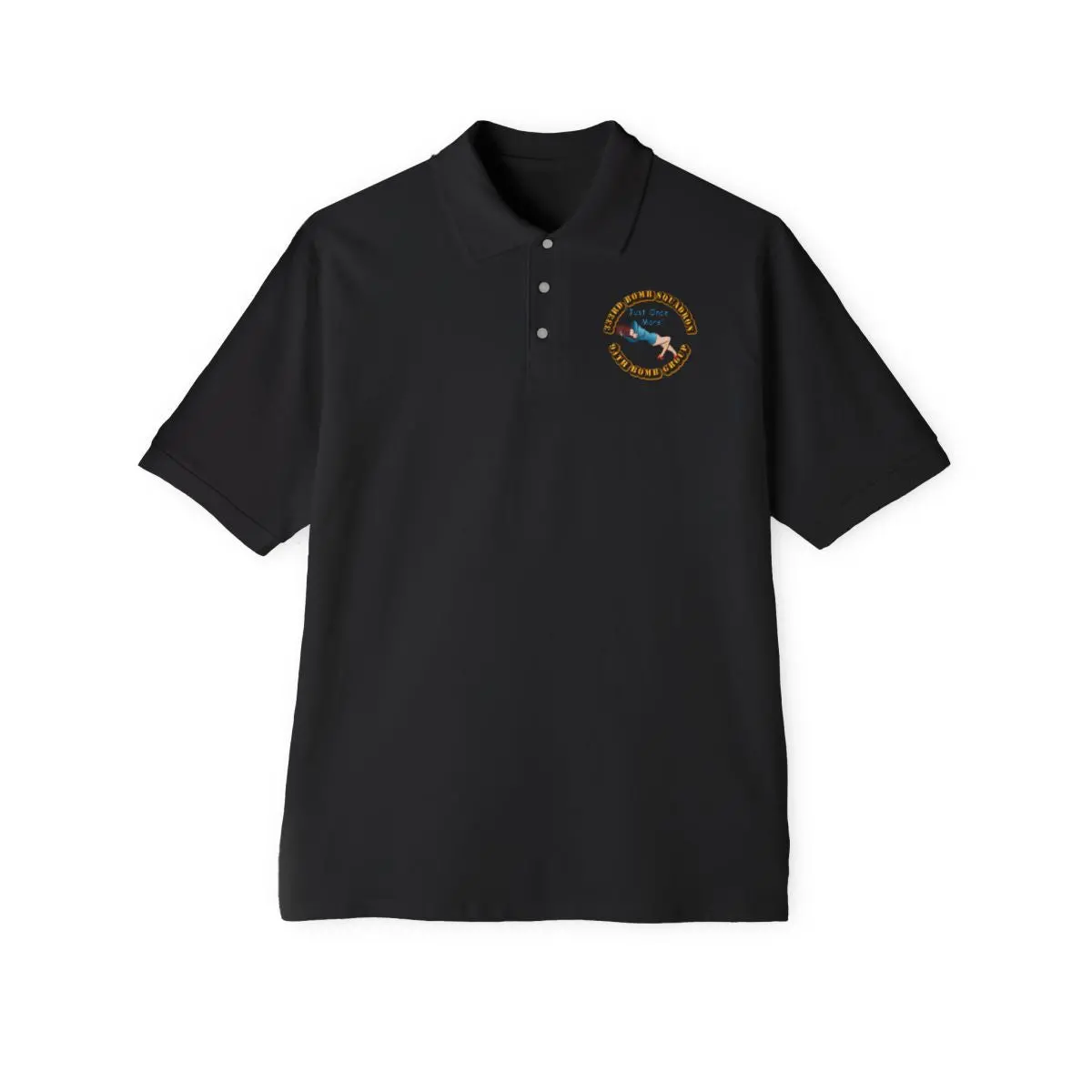 Men's Piqué Polo - Aac - 333Bs - 94Bg - Just Once More 2