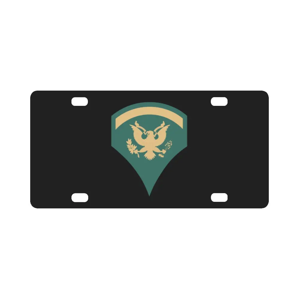 Army - Enlisted - Spec 5 - Specialist 5 - Std Wo Txt X 300 Classic License Plate 1