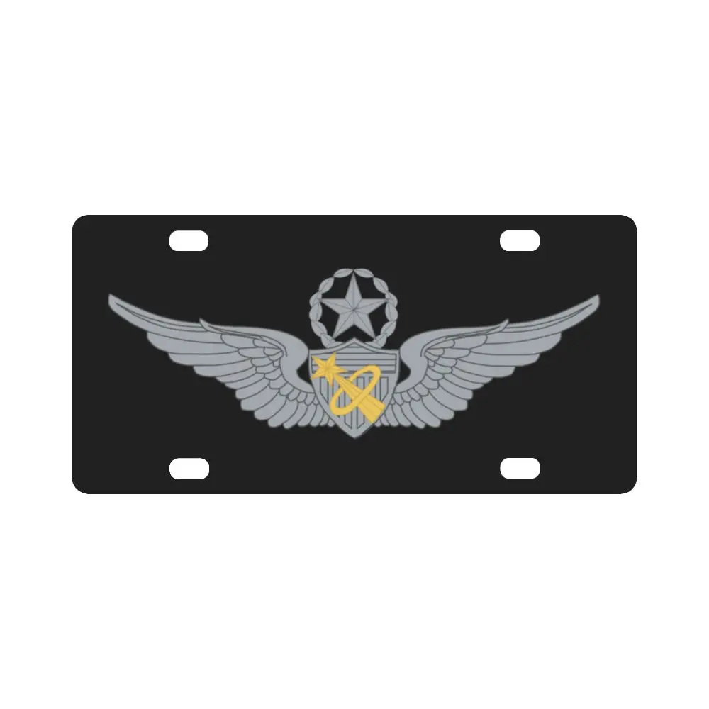 Army - Badge - Army Astronaut - Master Wo Txt X 300 Classic License Plate 1