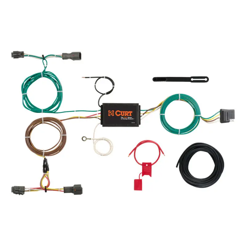 Curt Custom Trailer Wiring Harness – 4-Way Flat Output For 2014–2018 Kia Sorento 1