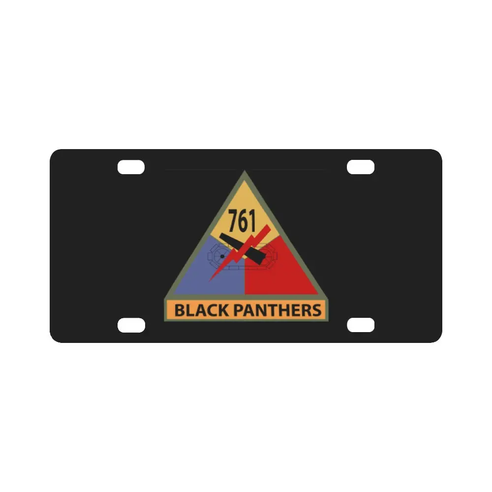 Ssi - 761St Tank Batalion W Name Tape X 300 Classic License Plate 1