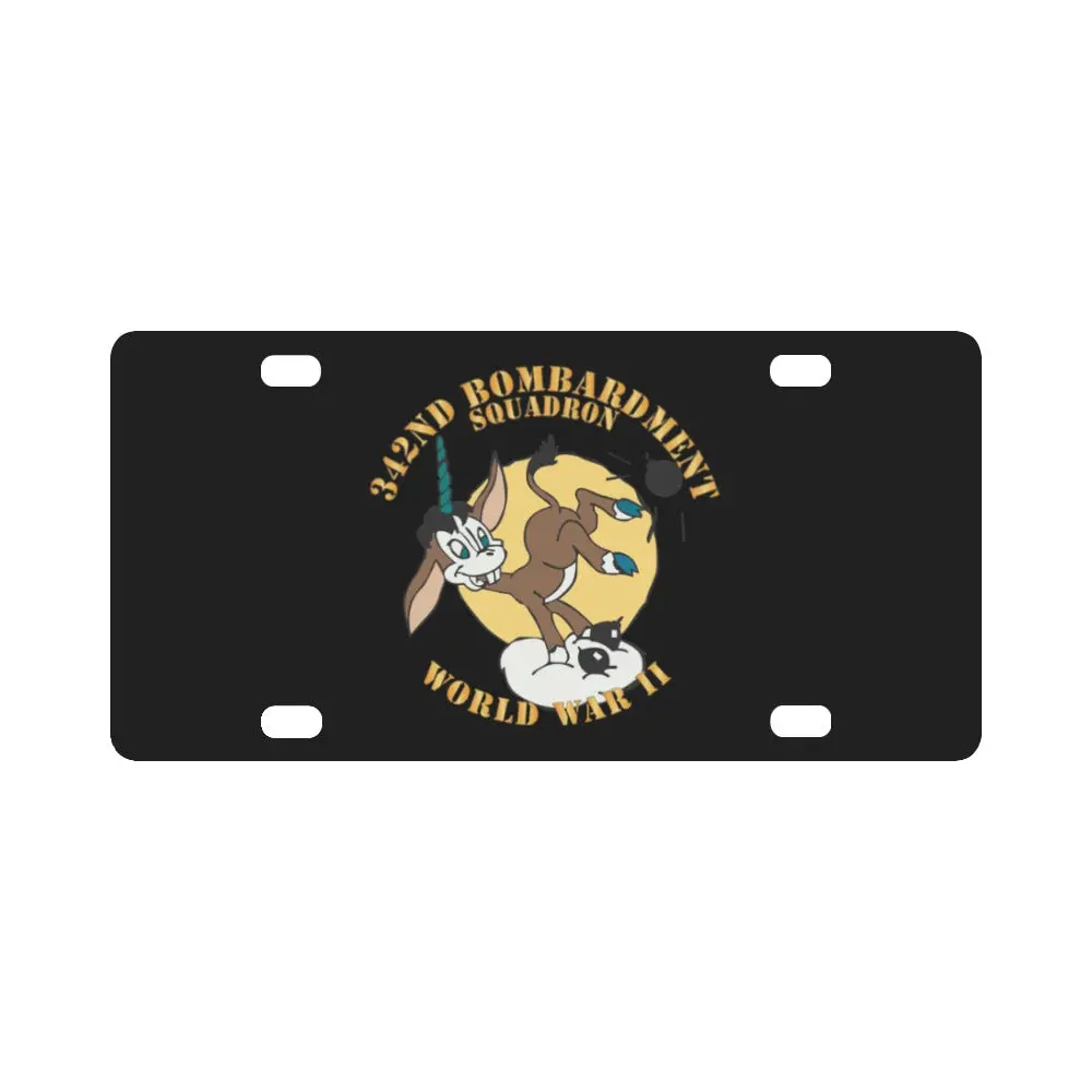 Aac - 342Nd Bombardment Squadron - Wwii X 300 Classic License Plate 1