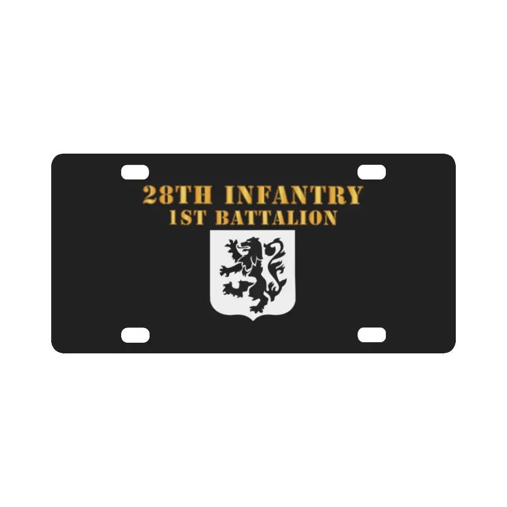 Army - 1St Battalion 28Th Infantry - Hat Classic License Plate 1