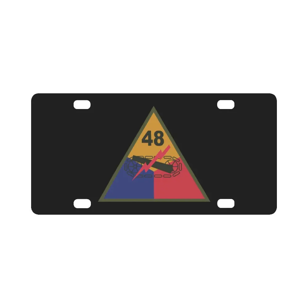 Ssi - 48Th Armored Division X 300 Classic License Plate 1