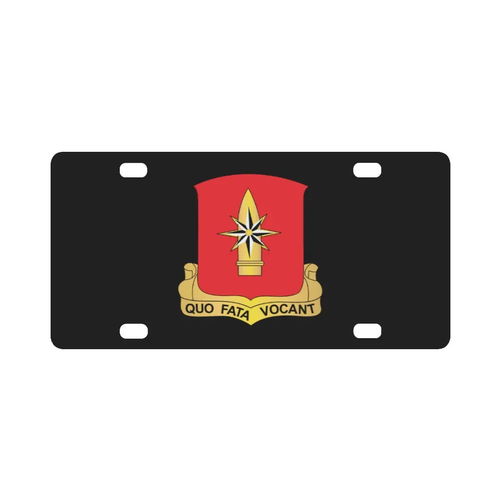 43Rd Field Artillery Battalion - Red Wo Txt X 300 Classic License Plate 1