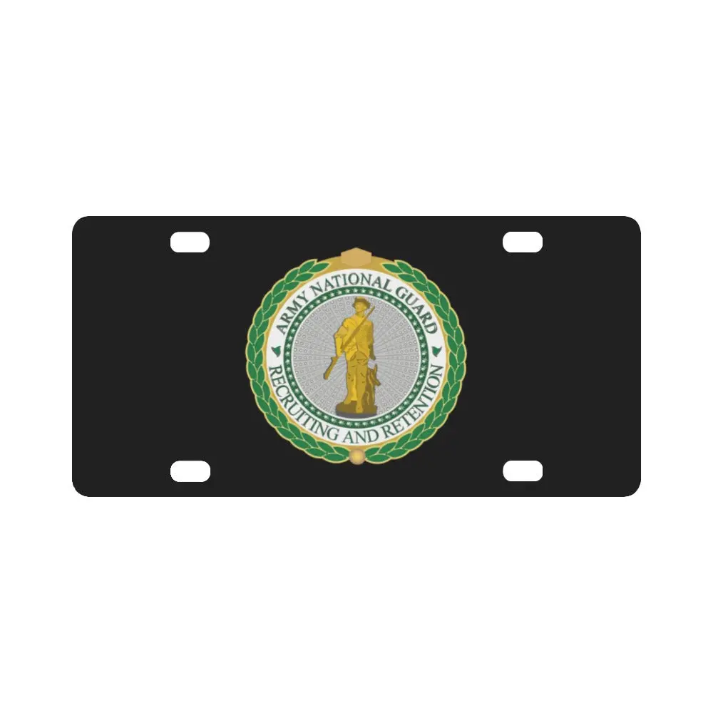 Badge - Army National Guard Retention - Recruiting Badge - Senior Wo Text X 300 Classic License Plate 1