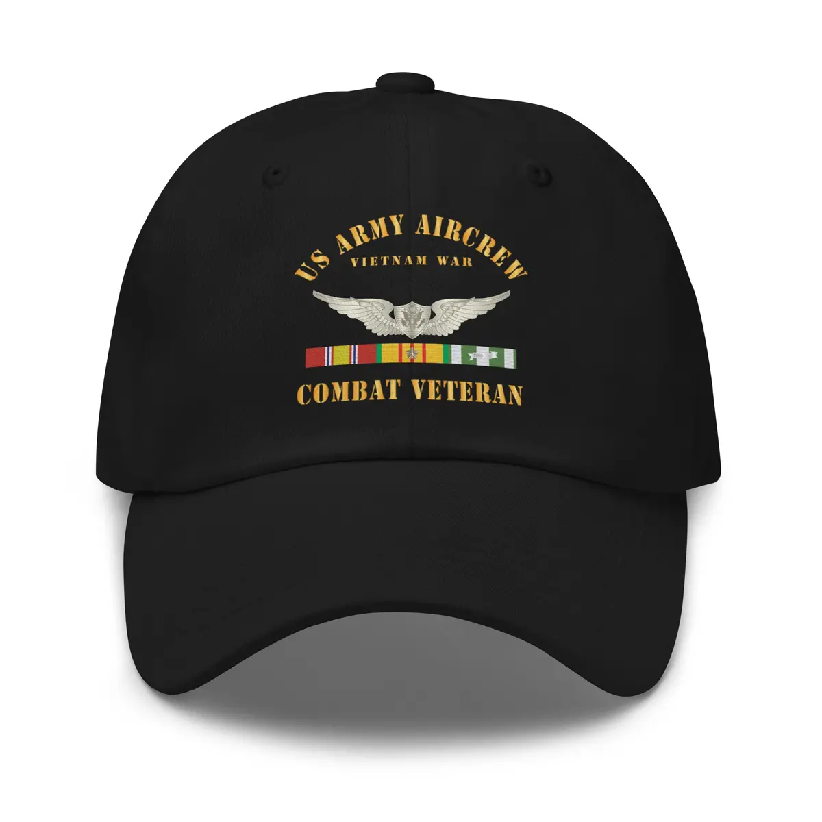 Dad Hat - Us Army Aircrew - Air Crew Badge - Vietnam - Combat Veteran Vn Svc X 300 1