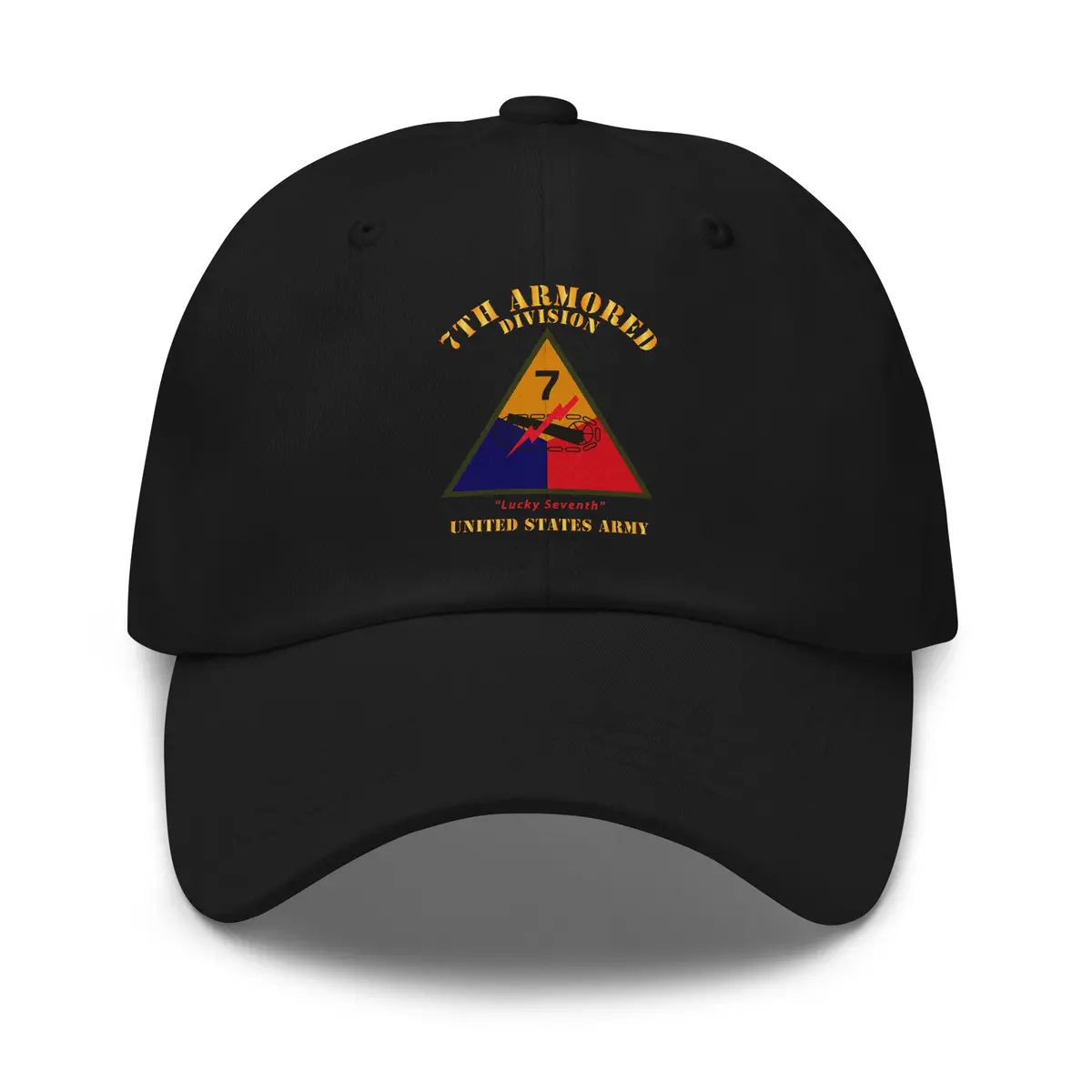 Dad Hat - Ssi - 7Th Armored Division - Lucky Seventh - Us Army 1