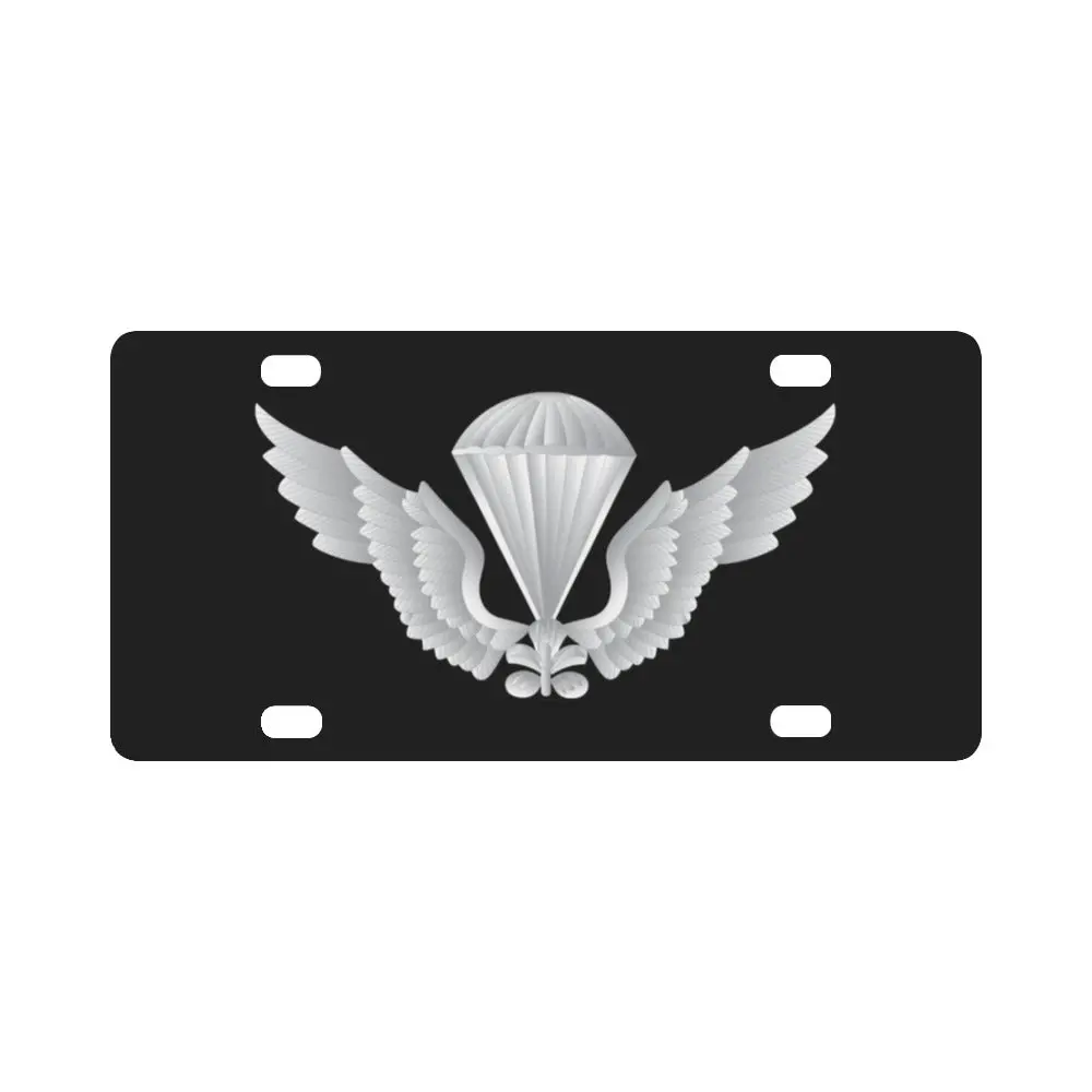 Army Basic Parachute Badge - Korea Wo Txt Classic License Plate 1