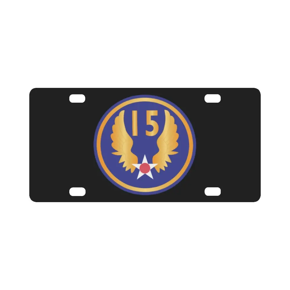 Aac - Ssi - 15Th Air Force Wo Txt X 300 Classic License Plate 1