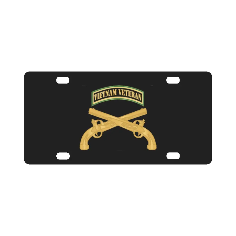 Army - Vietnam Veteran Tab - Gold - Military Police W Br X 300 Classic License Plate 1