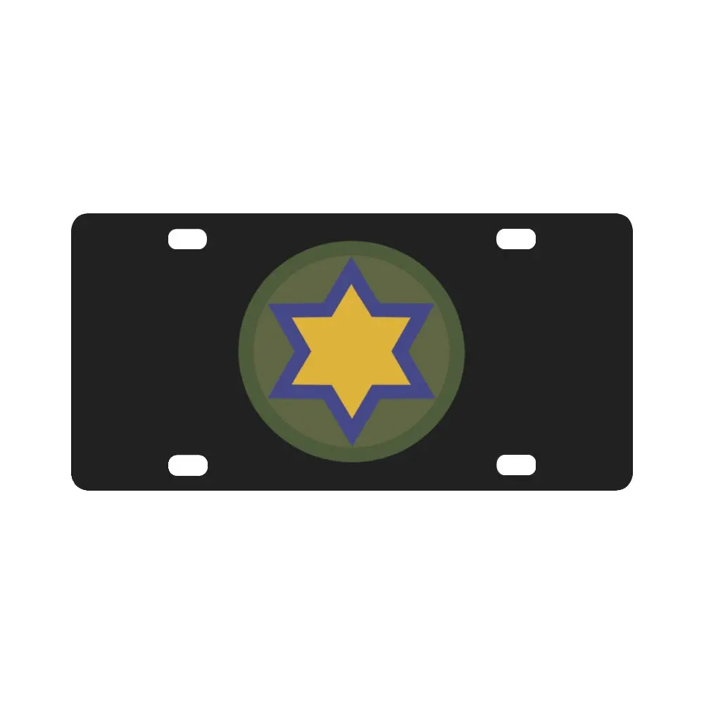 Ssi - 66Th Cavalry Division X 300 Classic License Plate 1