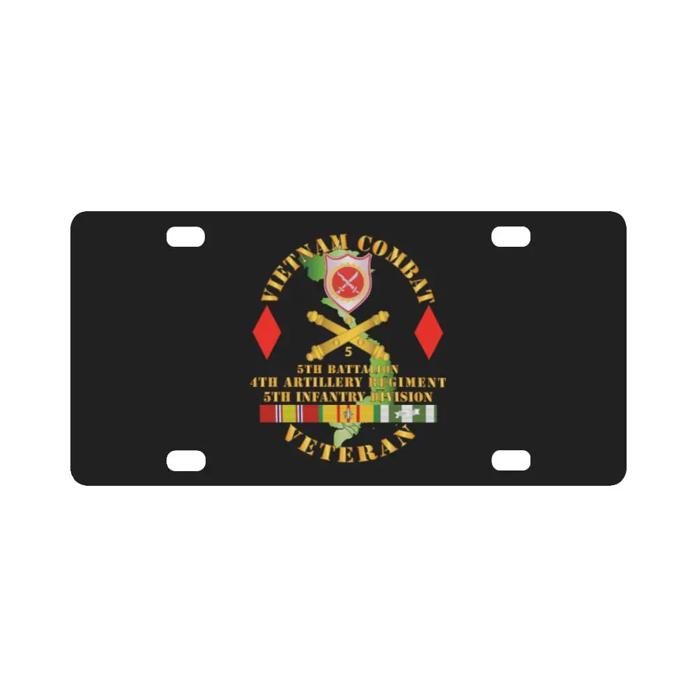 Army - Vietnam Combat Vet - 8Th Bn 4Th Artillery - I Field Force Classic License Plate 1