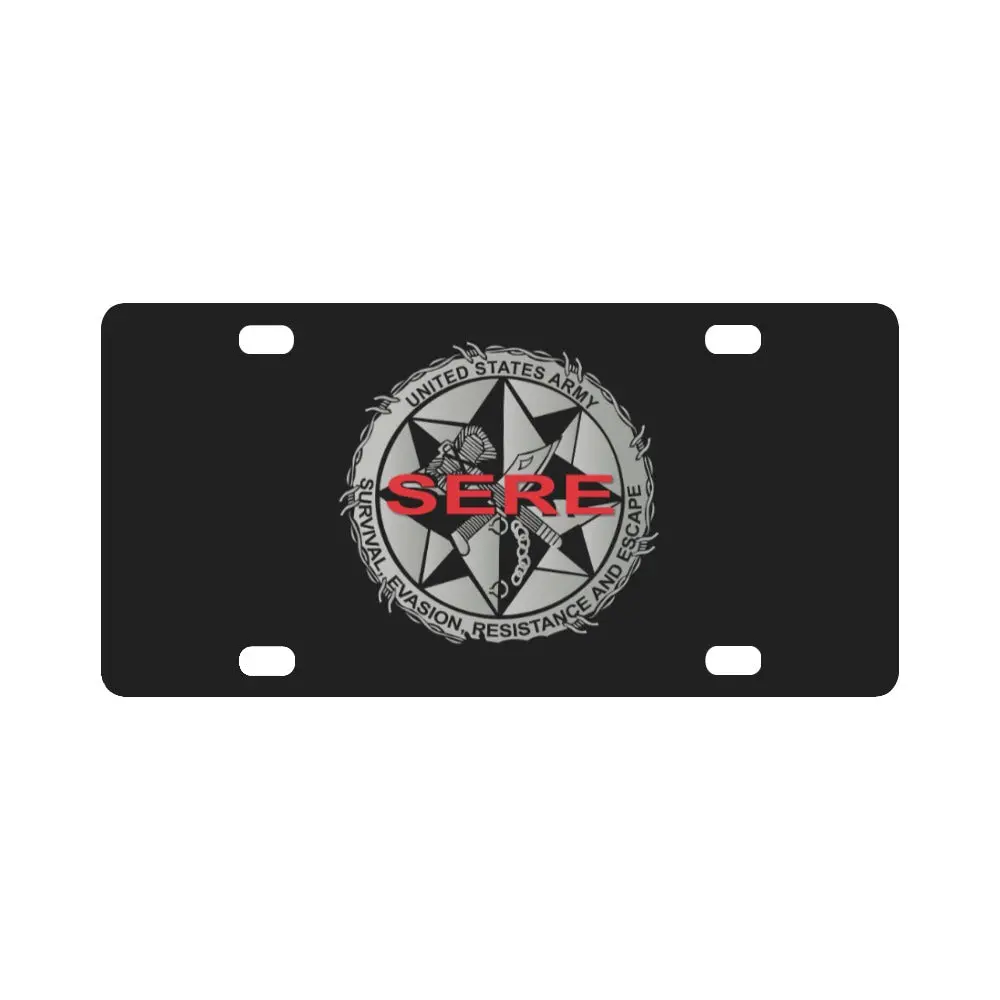 Us Army - Sere W Color X 300 Classic License Plate 1