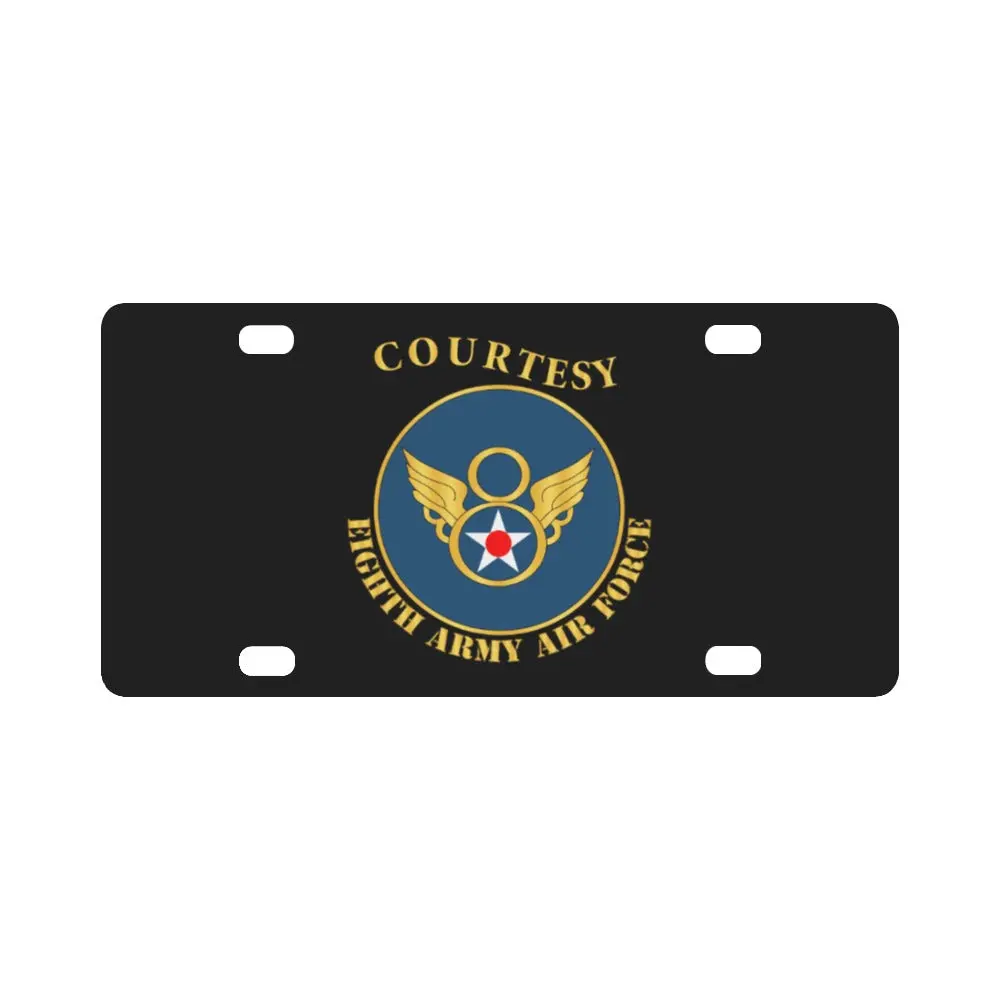 Aac - 8Th Air Force - Wwii - Courtesy 8 Aaf X 300 Classic License Plate 1