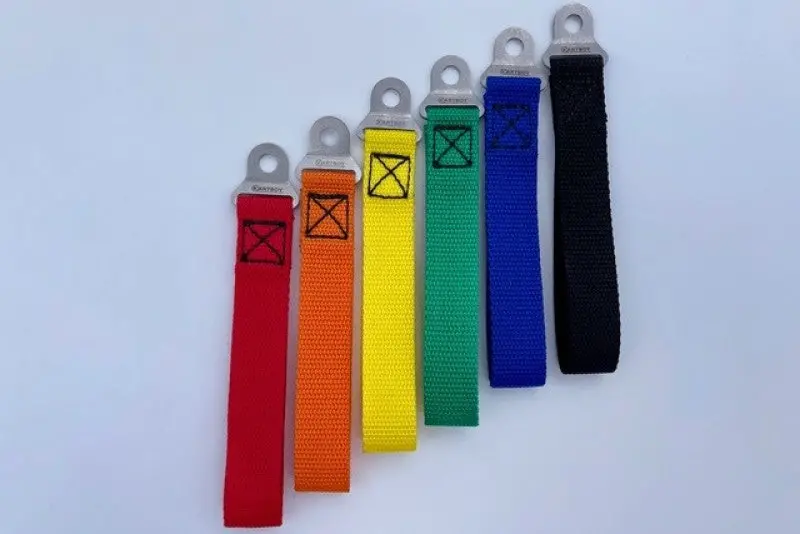 Kartboy 6 Inch Polypropylene Door Pulls - Green 1