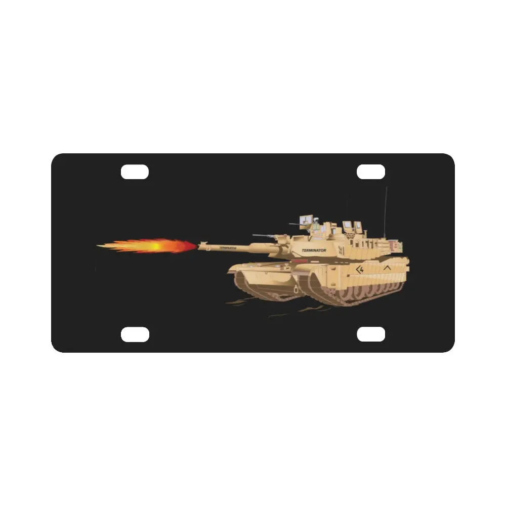 Army - M1 Abrams - Desert War Classic License Plate 1