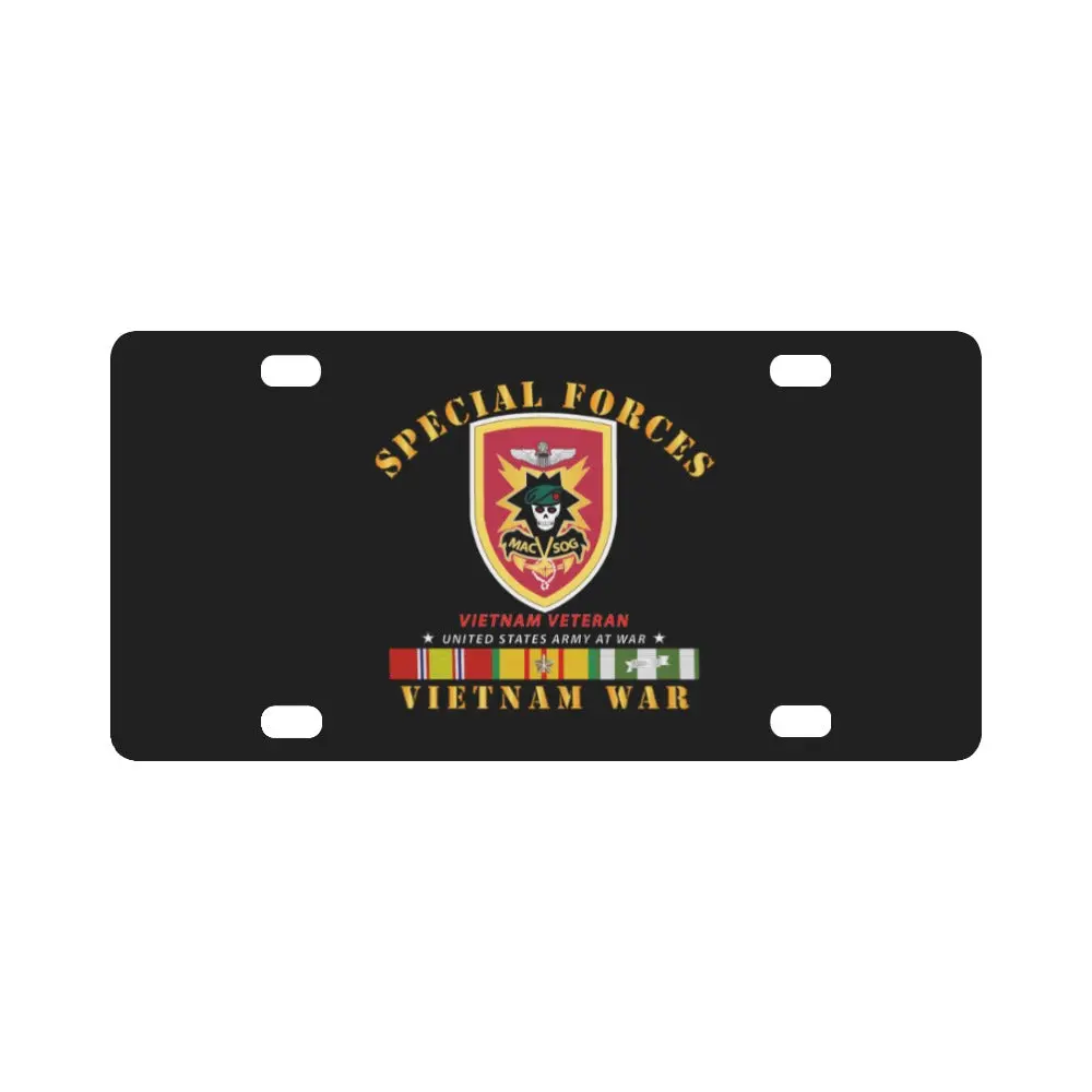Army - Special Forces - Macv Sog Vn Svc V1 Classic License Plate 1