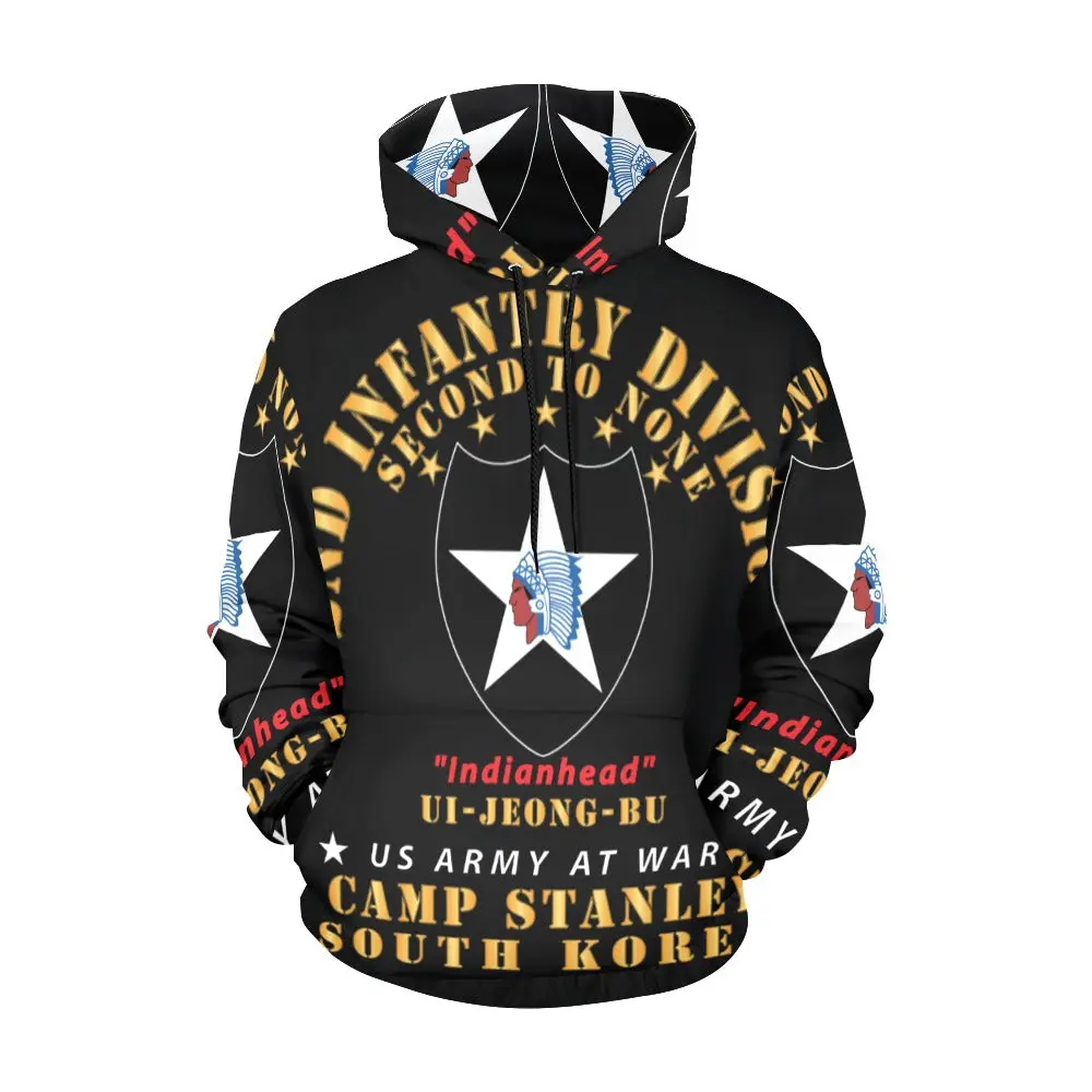 Men's All Over Print Hoodie (Usa Size) (Model H13) - 2Nd Infantry Div - Camp Stanley Korea - Ui-Jeong-Bu X 300 Men's All Over Print Hoodie 1