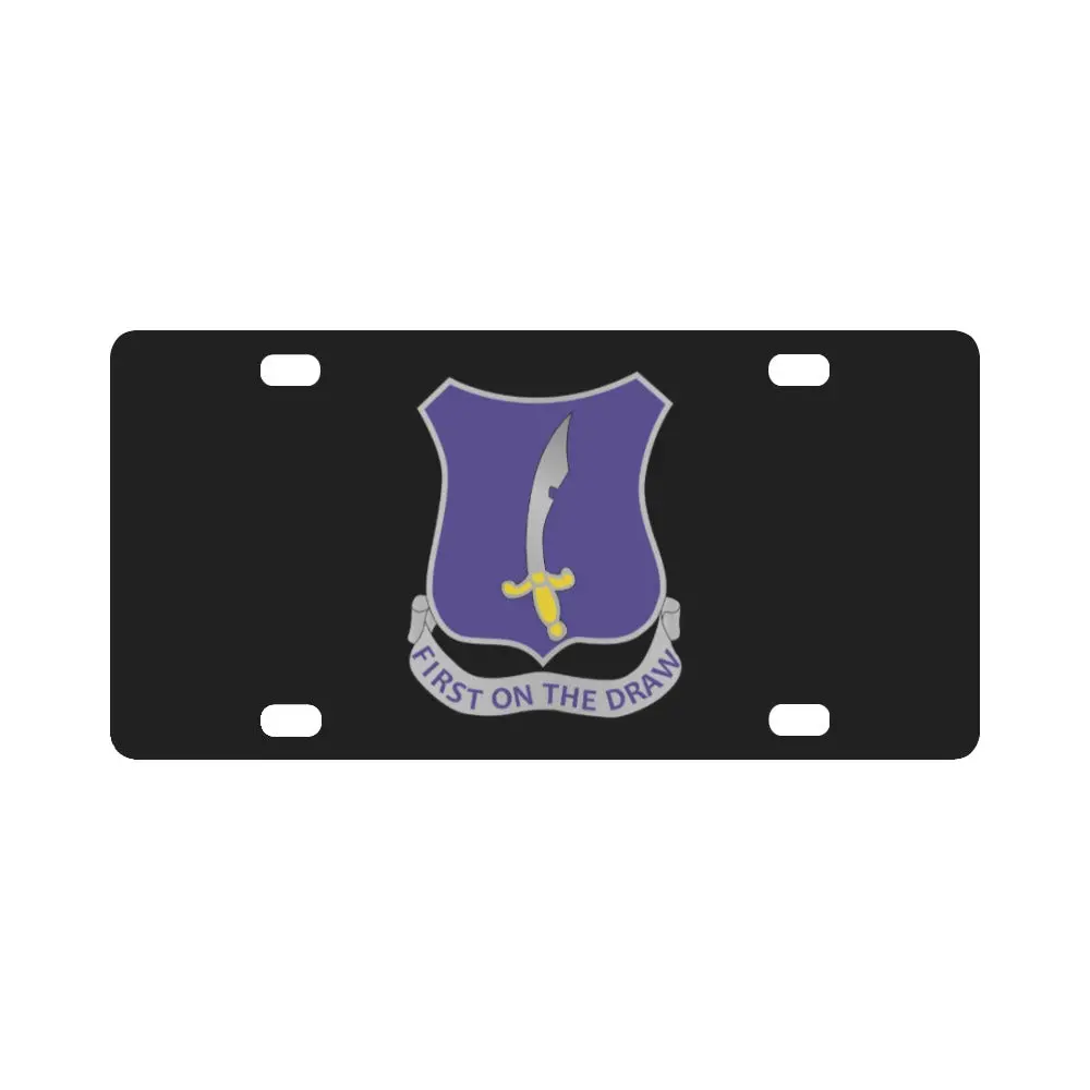 Army - 369Th Infantry Regiment - First Draw - Wo Txt Classic License Plate 1