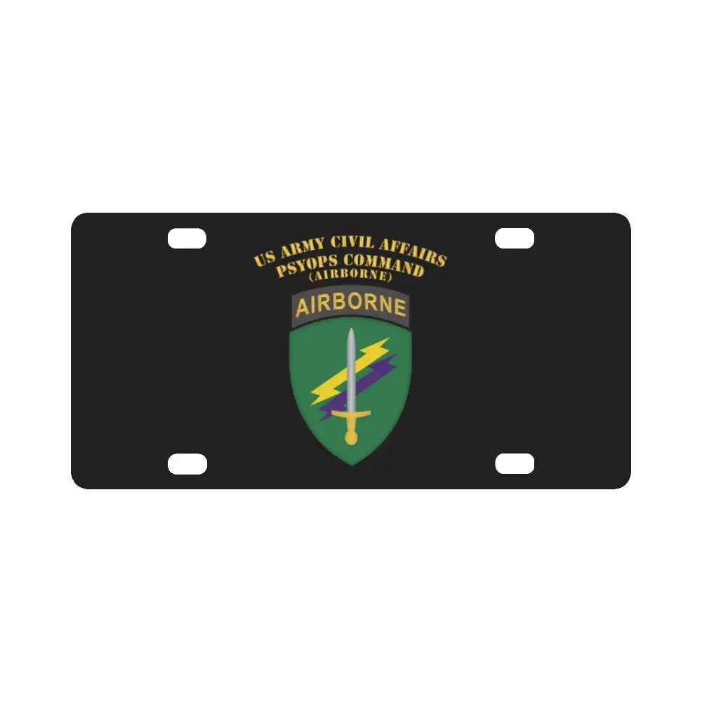Sof - Usacapoc Ssi W Txt Classic License Plate 1