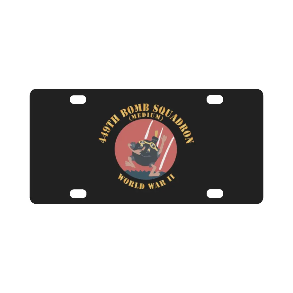 Aac - 449Th Bomb Squadron - Medium - Wwii X 300 Classic License Plate 1