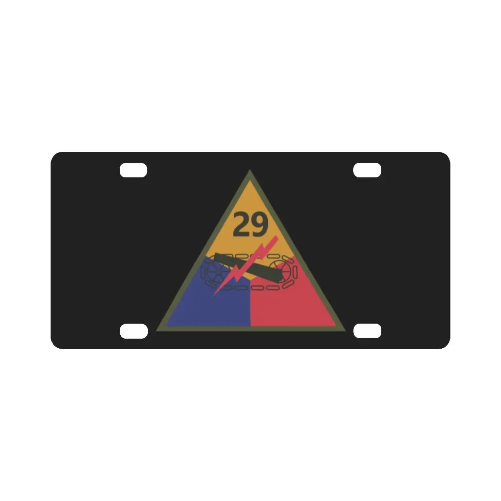 Ssi - 29Th Armored Division X 300 Classic License Plate 1
