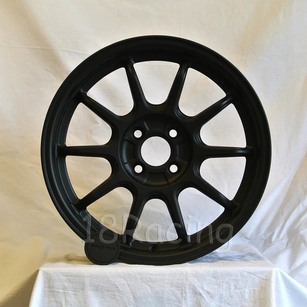 Rota Wheels F500 1670 4X100 40 67.1 Satin Black 12.6 Lbs 1