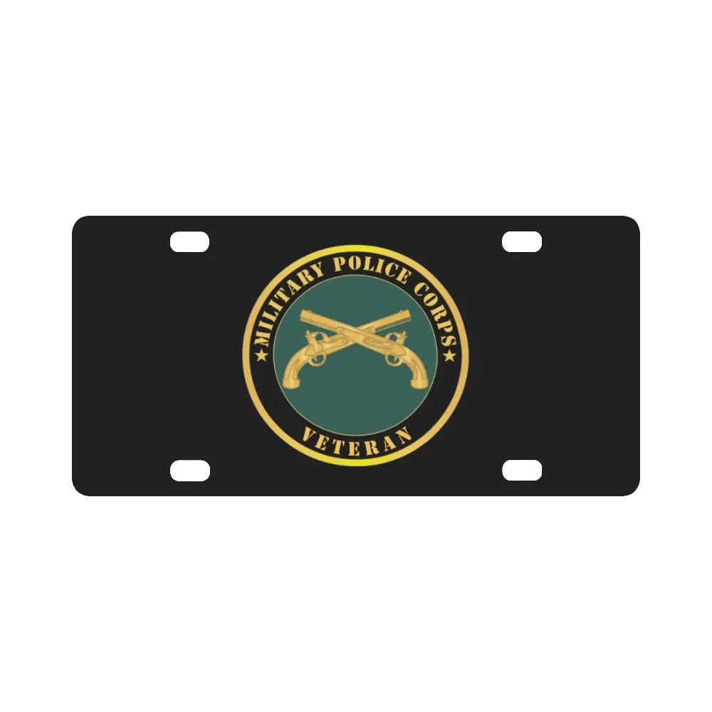 Army - Military Police - Branch - Veteran X 300 Classic License Plate 1