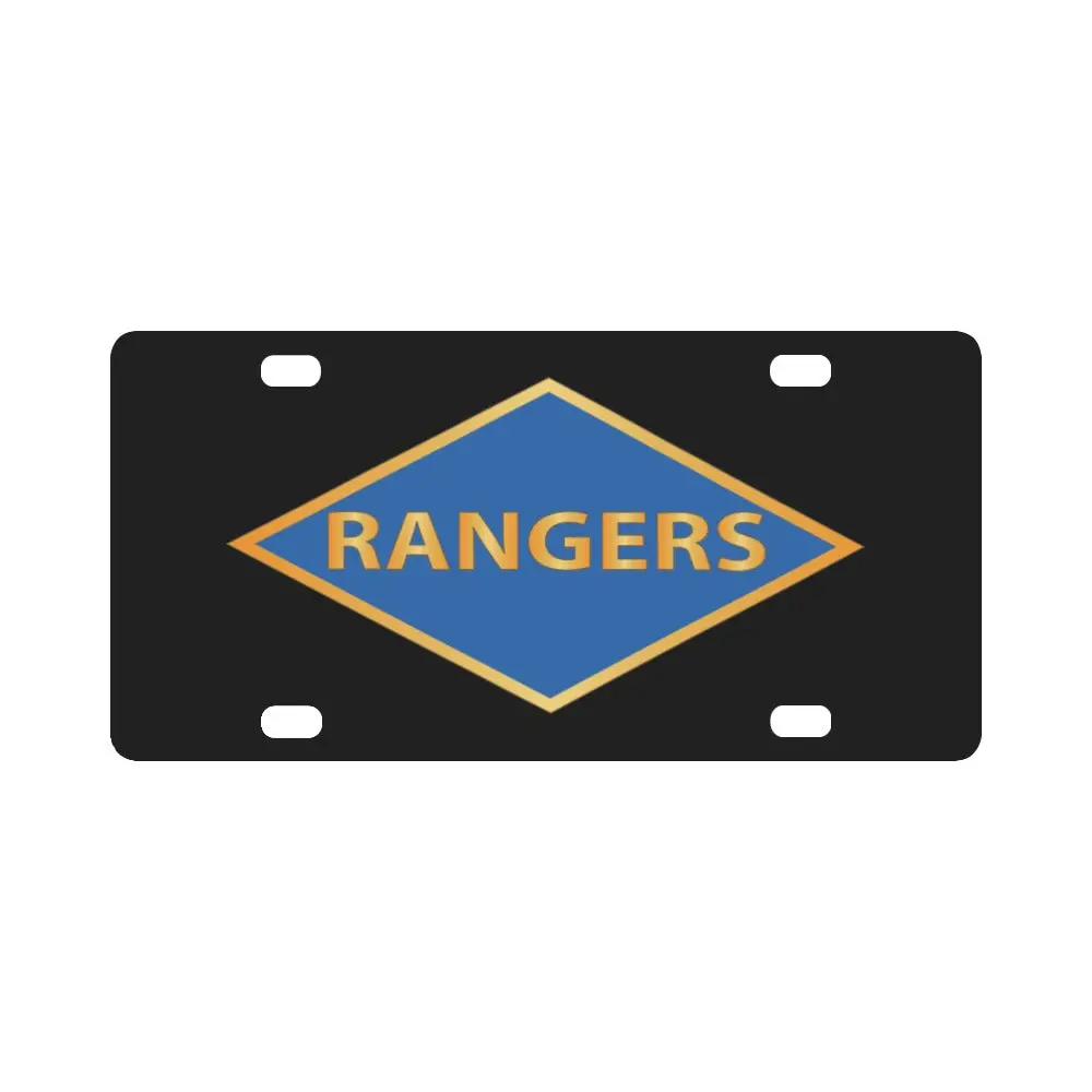 Ssi - Ranger Diamond - Wwii X 300 Classic License Plate 1