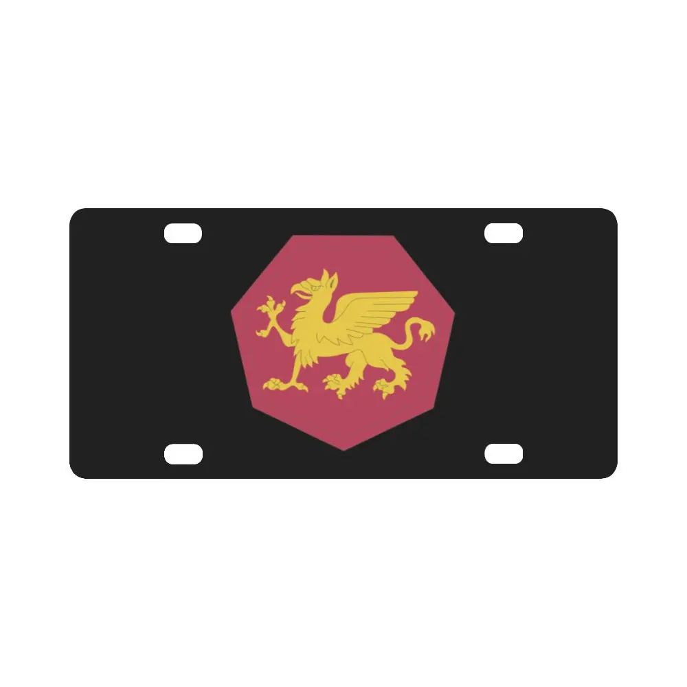 Ssi - 108Th Infantry Division (1952-Present) X 300 Classic License Plate 1