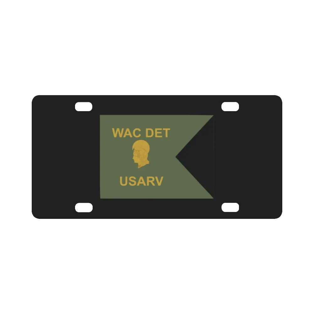 Army - Guidon - Wac Det - Usarv Classic License Plate 1