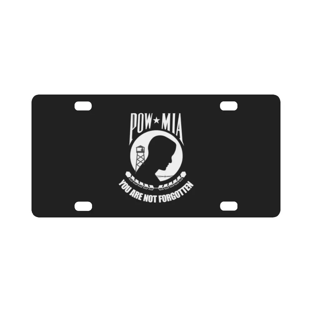 Army - Round - Pow - Mia X 300 Classic License Plate 1