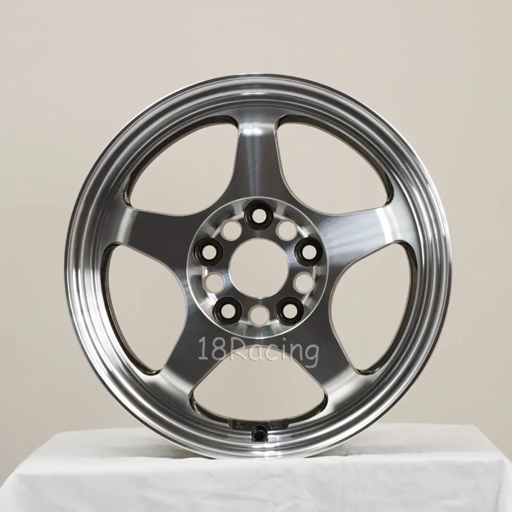 Flow Formed  Rota Wheels Slipstream 1570 5X114.3 40 73 Full Polish Gunmetal   11.5 Lbs 1