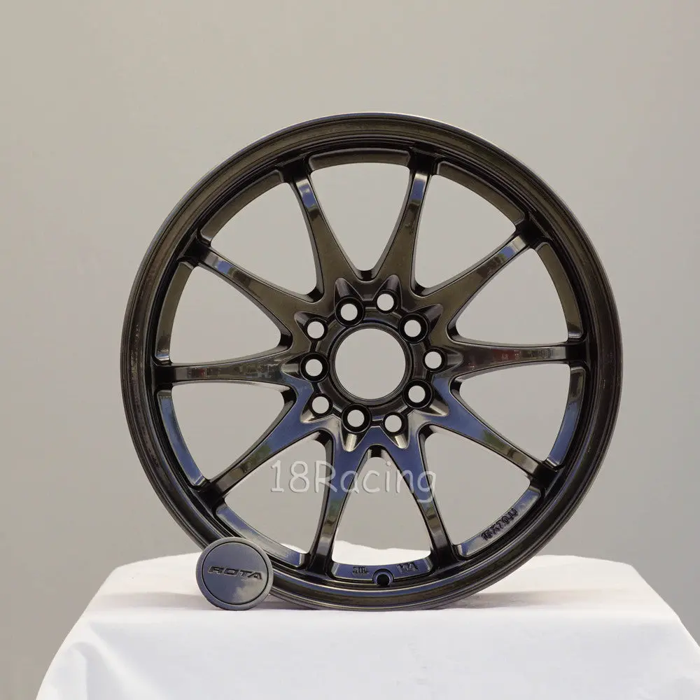 Rota Wheels Fighter 10 1670 5X100/114.3 40 73 Hyperblack 1