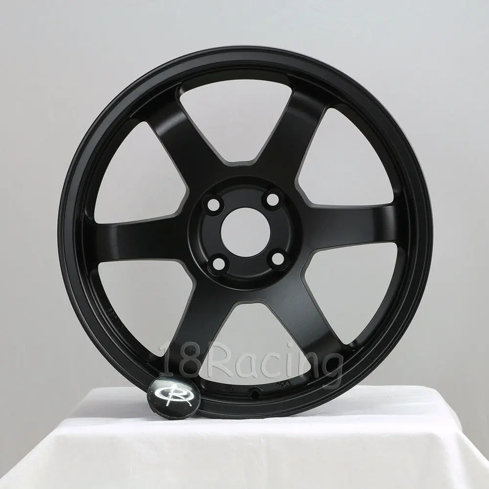 Rota Wheels Grid 1780 4X108 40 63.35 Flat Black / Satin Black 1